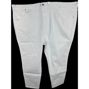 Studio Park Women's Pants Sz 32W x Leah Williams Reg. -Pocket White A492443‎